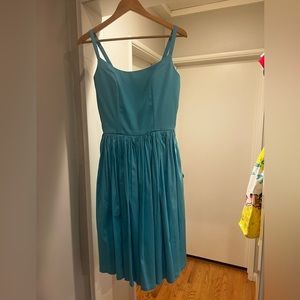 Pinup Couture Jenny Dress in Aqua Blue size L BNWT